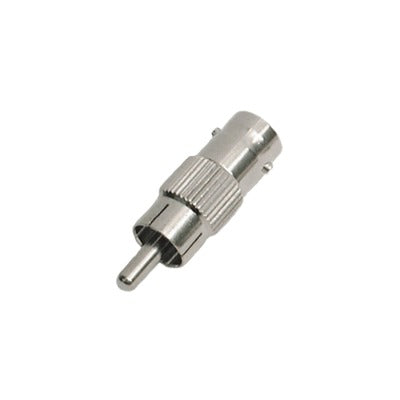Adaptador en línea para 75 Ohm, de conector BNC hembra a RCA macho en aplicaciones de Audio-Video para cámaras, monitores y DVR´s. Adaptador en línea para 75 Ohm, de conector BNC hembra a RCA macho en aplicaciones de Audio-Video para cámaras, monitores y DVR´s.